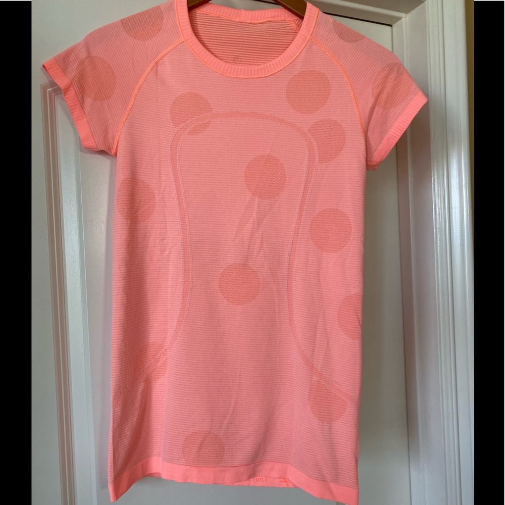 Lululemon coral swiftly tech short sleeve